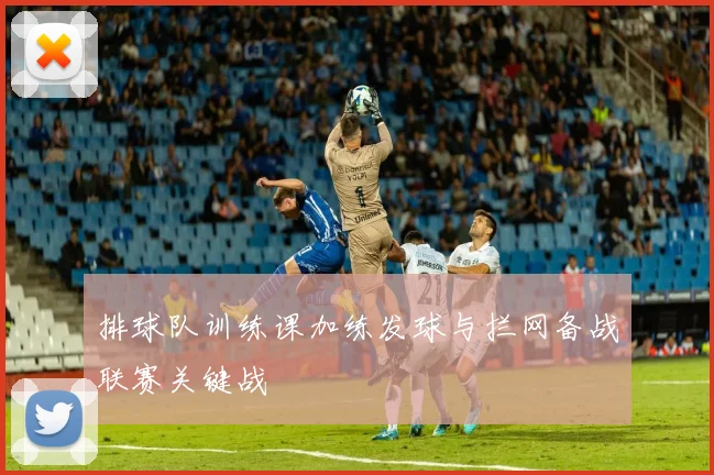 排球队训练课加练发球与拦网备战联赛关键战